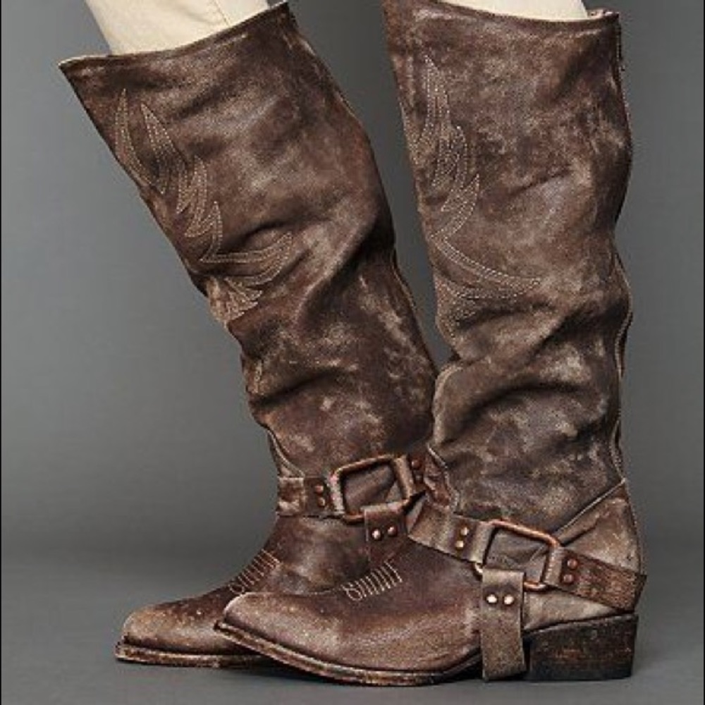 Steve Madden freebird Phoenix leather boots 9